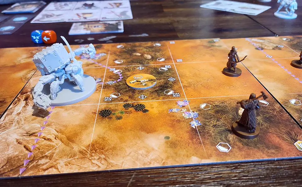 'Horizon Zero Dawn: The Board Game' Is Something To Hunt Down 7 two hunters face down a shell-back in horizon zero dawn