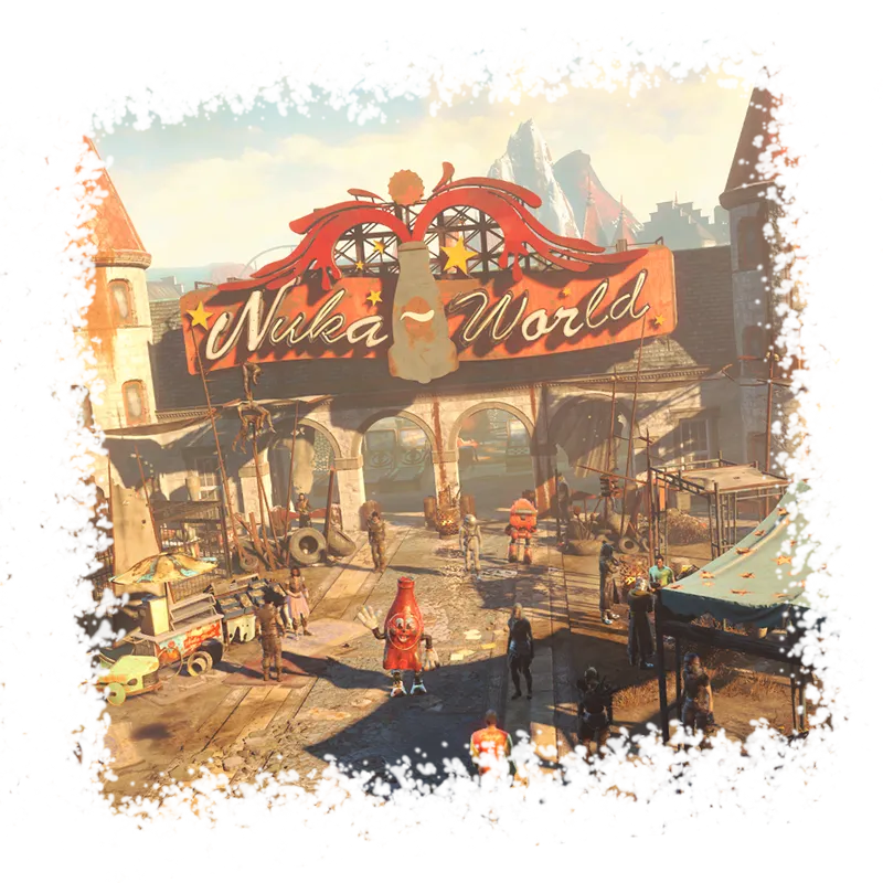 'Fallout Factions: Nuka World' Tabletop Game Coming from Modiphius In 2023 2 Nuka World art
