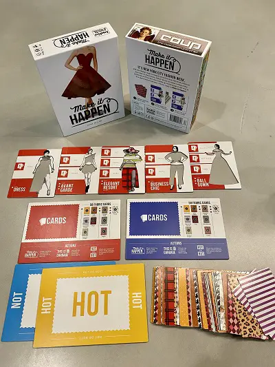 'Make It Happen' Board Game Definitely Doesn't Make It Work 1 make it happen game contents
