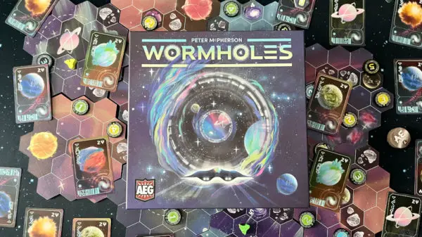 Wormholes box on the table