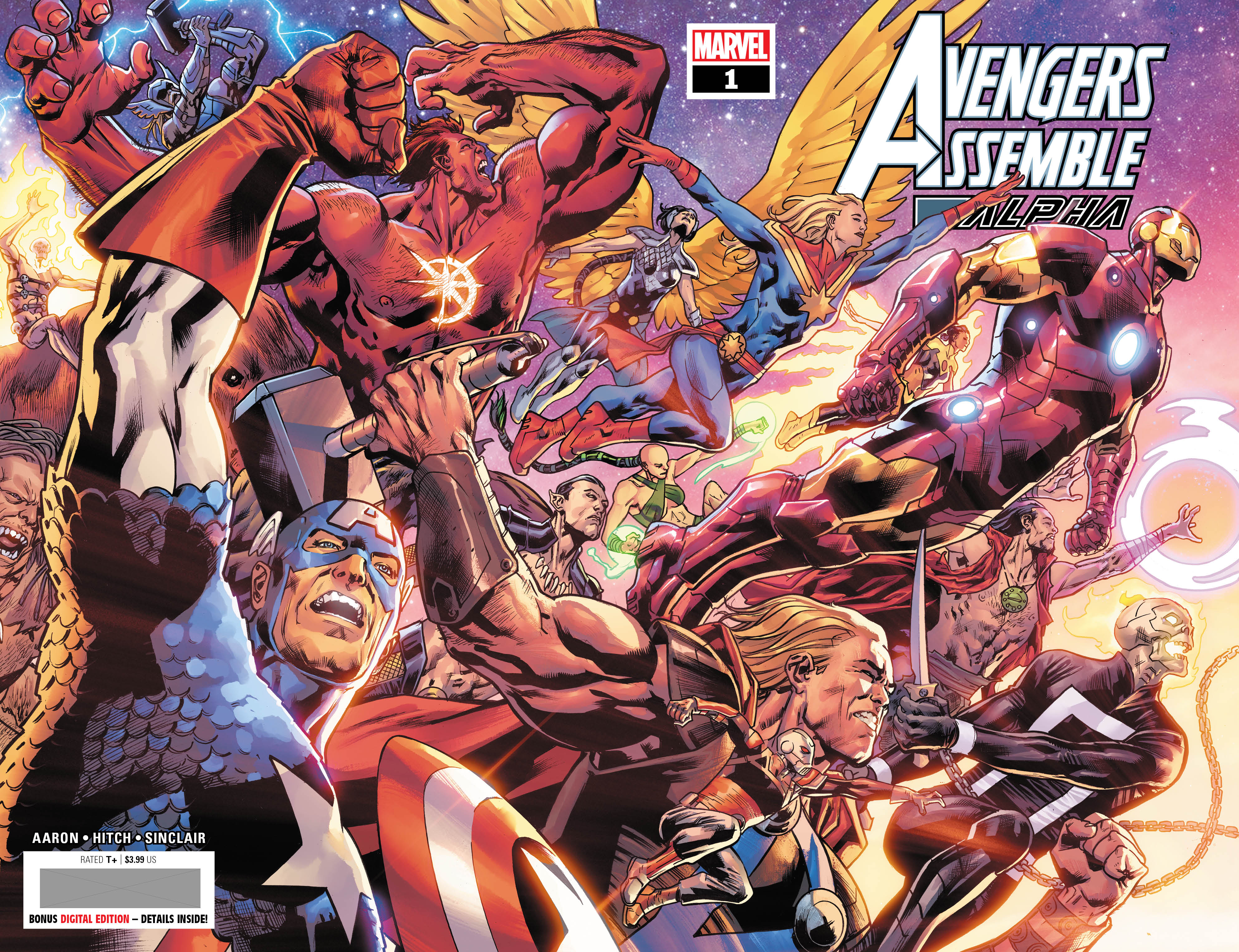 See What Final Damage Jason Aaron Can Do To The Avengers In New 'Avengers Assemble' Trailer And Preview Images 6 AVENGERS ASSEMBLE ALPHA #1 Cover Art By Bryan Hitch