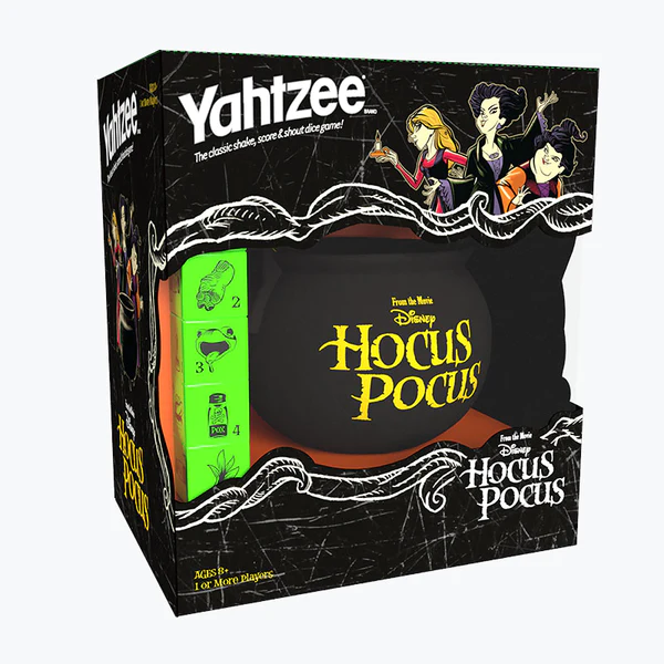 Magic Spells And Mad Science: Five Board Games To Put A Spell On Your Table With This Halloween 5 Yahtzee Hocus Pocus box