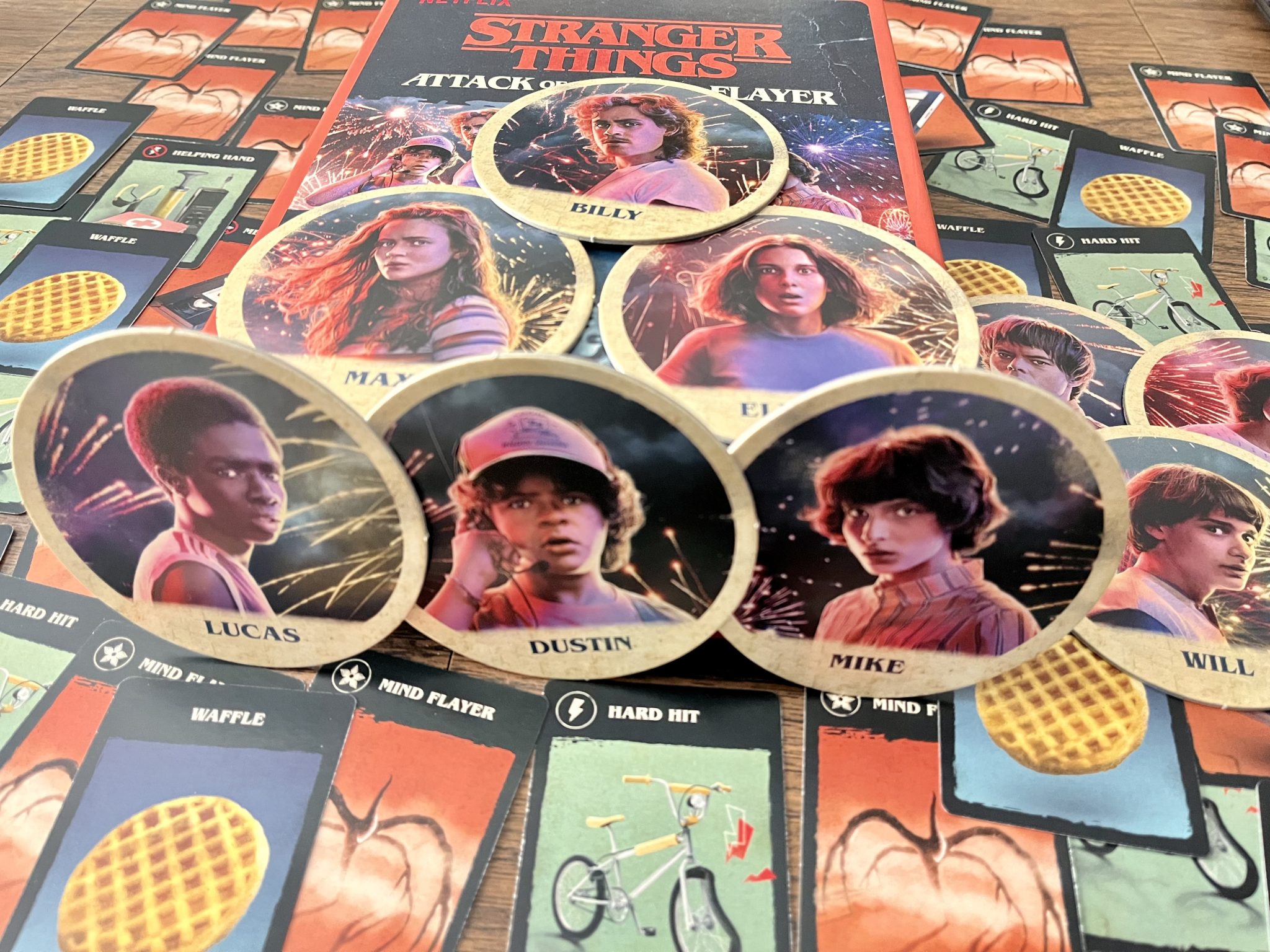 Stranger Things: Attack of the Mind Flayer on the table
