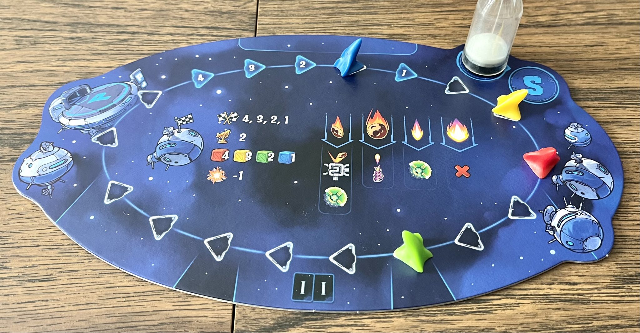 Practice Makes Perfect In CGE's 'Galaxy Trucker' 11 Galaxy Trucker player board