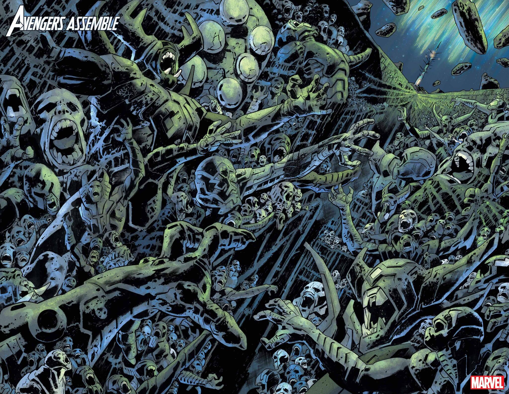 See What Final Damage Jason Aaron Can Do To The Avengers In New 'Avengers Assemble' Trailer And Preview Images 2 AVENGERS ASSEMBLE ALPHA #1 Interior Art By Bryan Hitch
