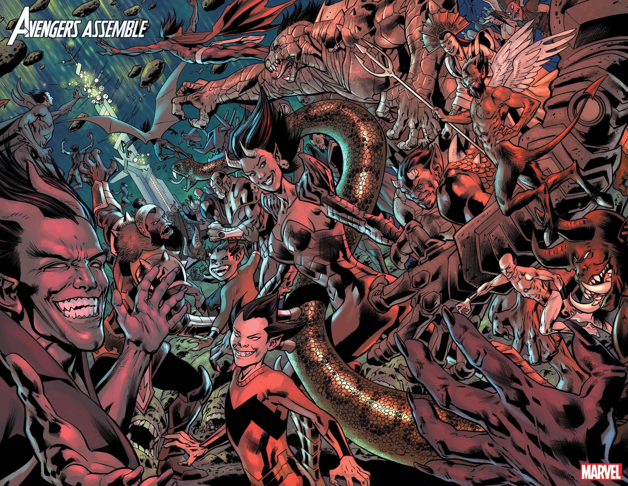 See What Final Damage Jason Aaron Can Do To The Avengers In New 'Avengers Assemble' Trailer And Preview Images 1 AVENGERS ASSEMBLE ALPHA #1 Interior Art By Bryan Hitch