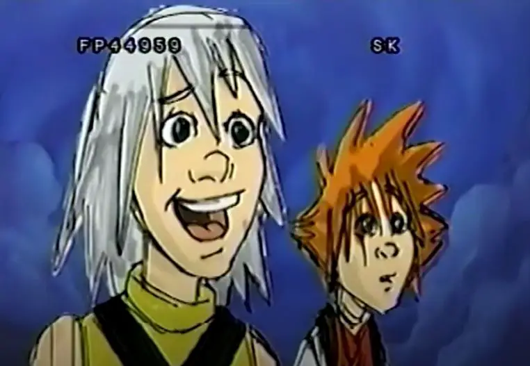 Riku and Sora from the Kingdom Hearts pilot