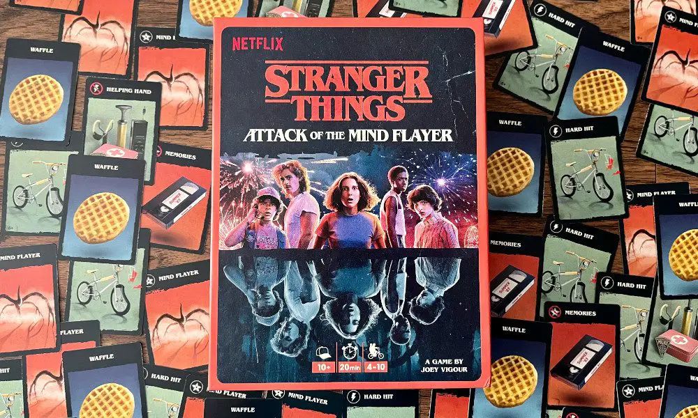 Stranger Things box art and cards