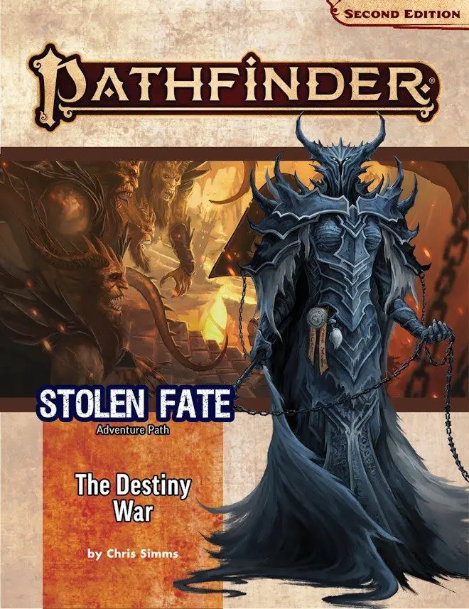 Pathfinder Destiny War cover from Paizo