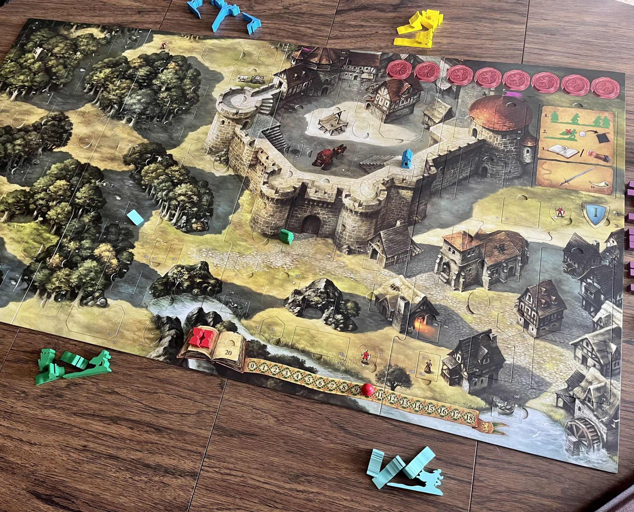 'The Adventures of Robin Hood' Lets You Rob The Rich On Your Tabletop 7 The Adventures of Robin Hood Board Game on the table