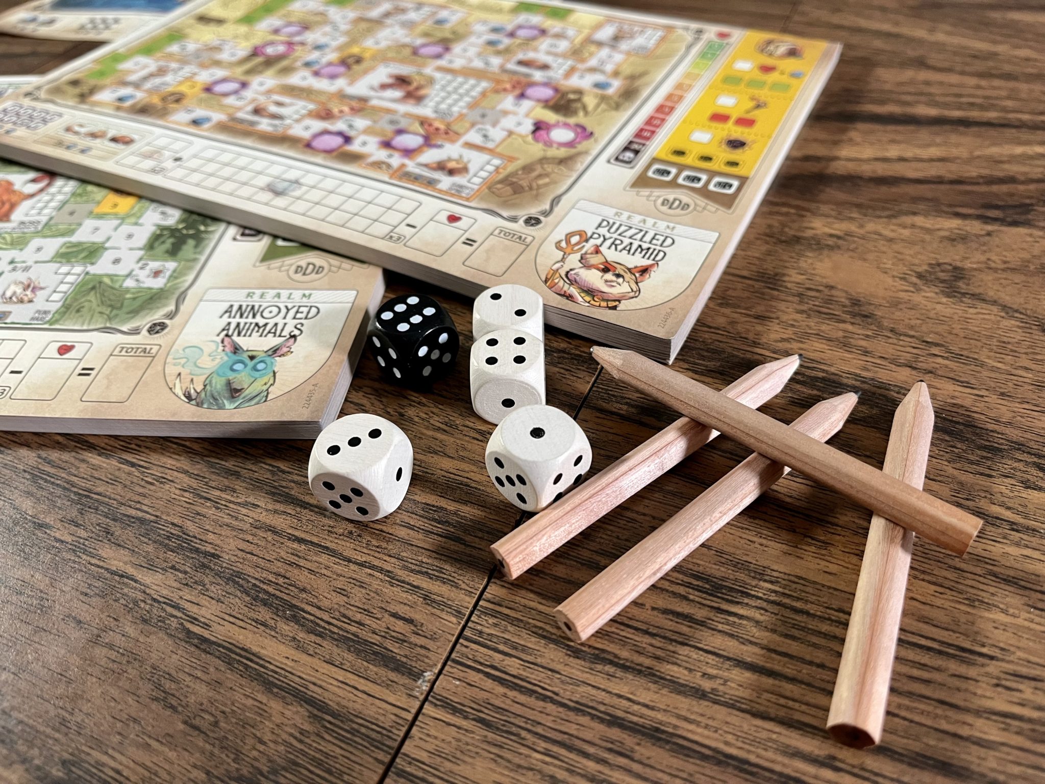 Needing Numbers Now in 'Dungeons, Dice & Danger' 1 Dungeons, Dice & Danger components