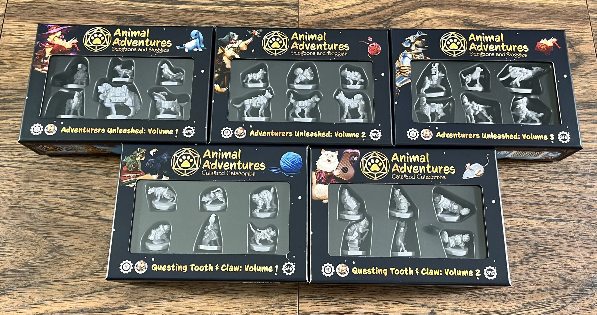 Animal Adventures miniatures expansions