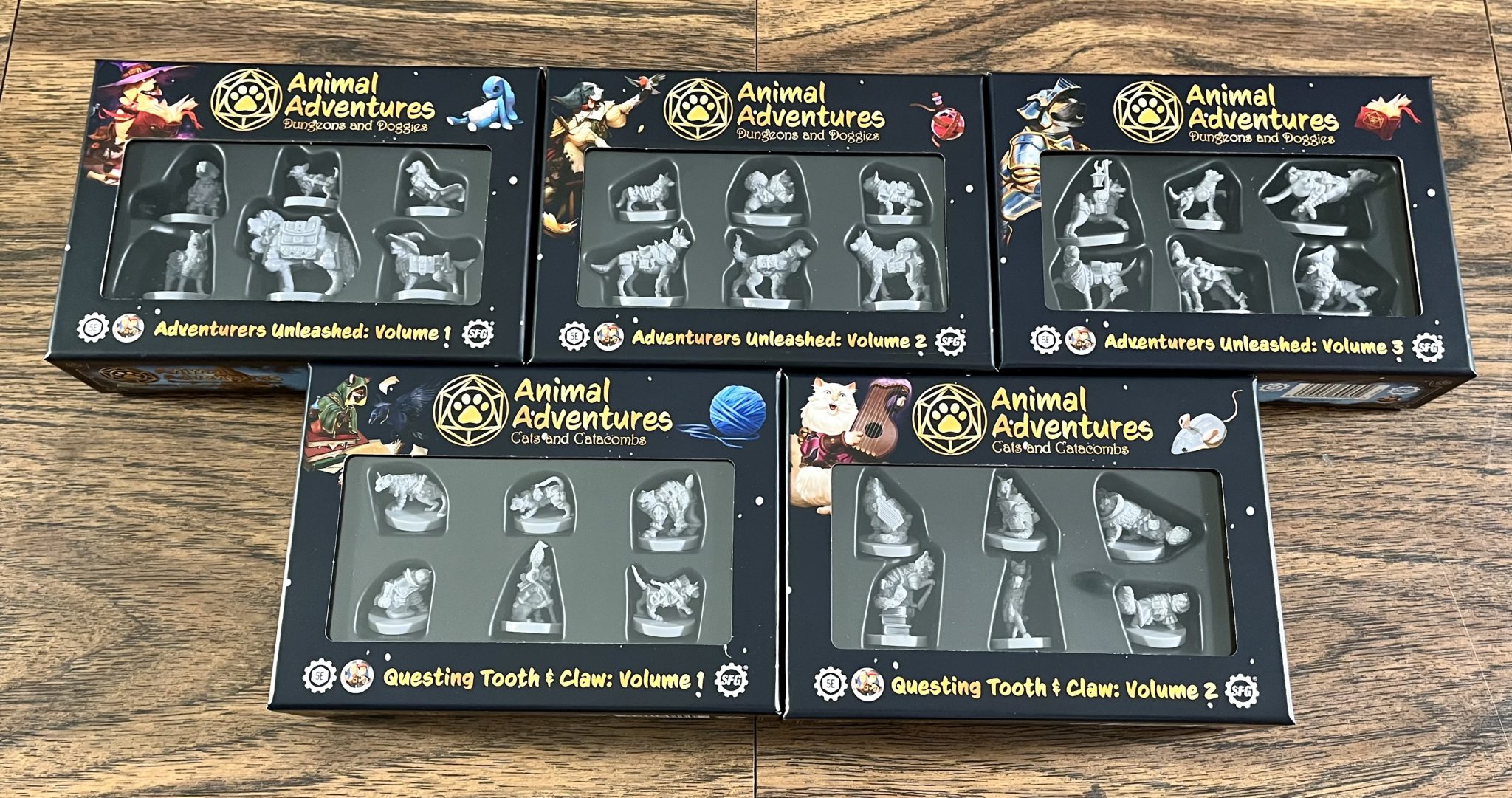 'Animal Adventures' Brings Cute And Cuddly To The Fight 2 Animal Adventures miniatures expansions