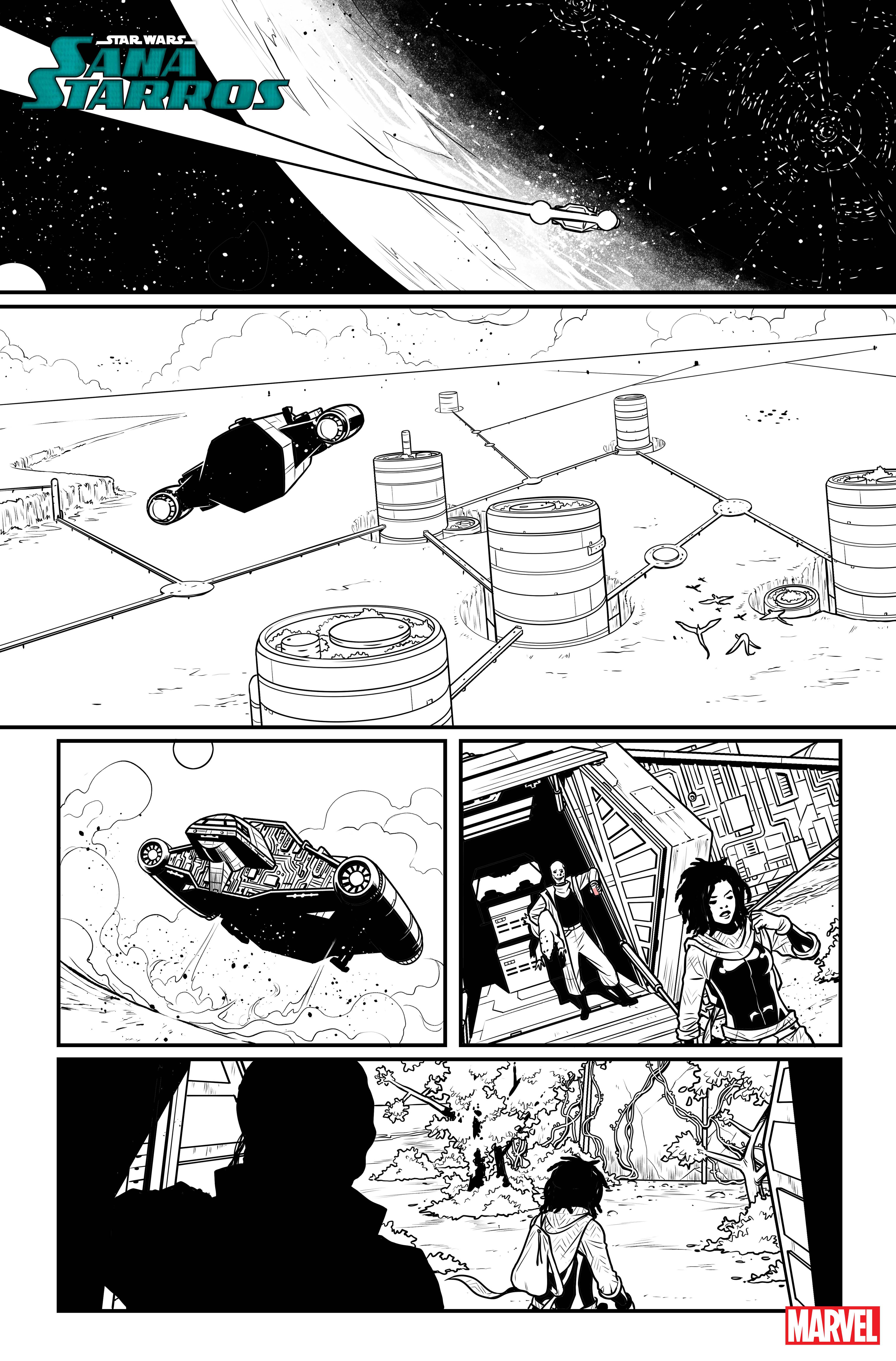 Sana Starros Sets Out To Battle The Empire In Preview Pages From Her New Solo Series 1 Sana Starros #1 preview image