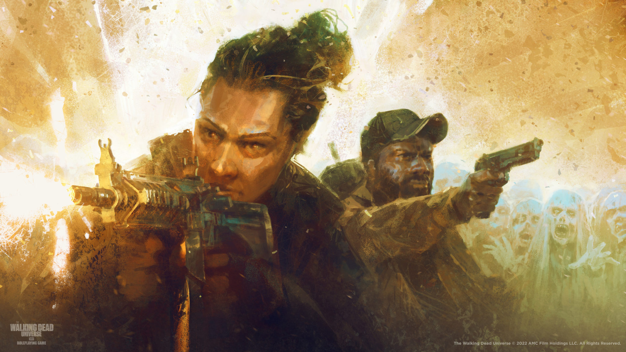 The Walking Dead TTRPG Book art