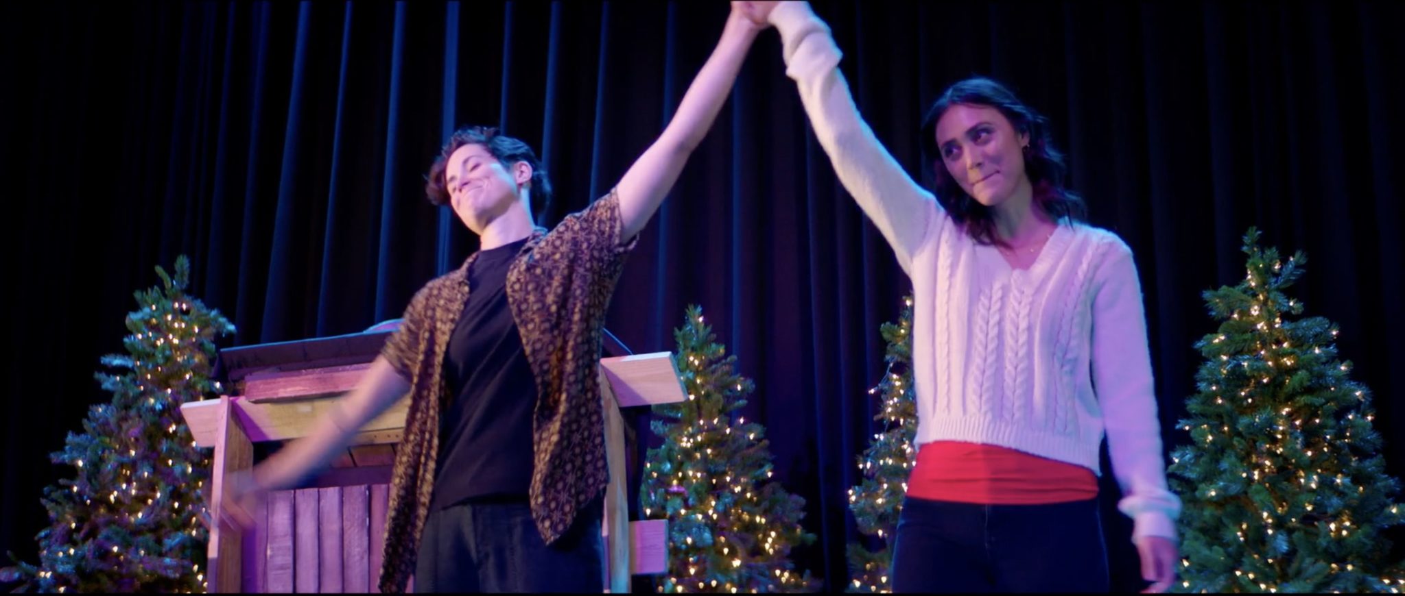 Merry & Gay Stages Playful Holiday Romance 6 sam and becca
