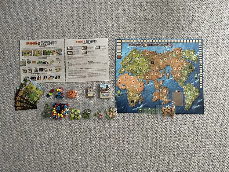Spread Your Tribe Across the Globe with 'Fire and Stone' 2 Contents of the Fire and Stone box