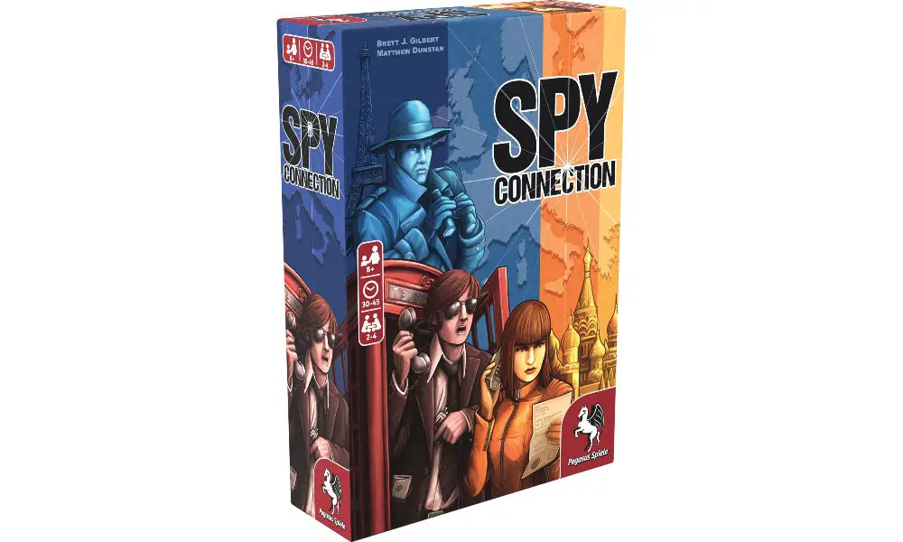 spy connection board game box