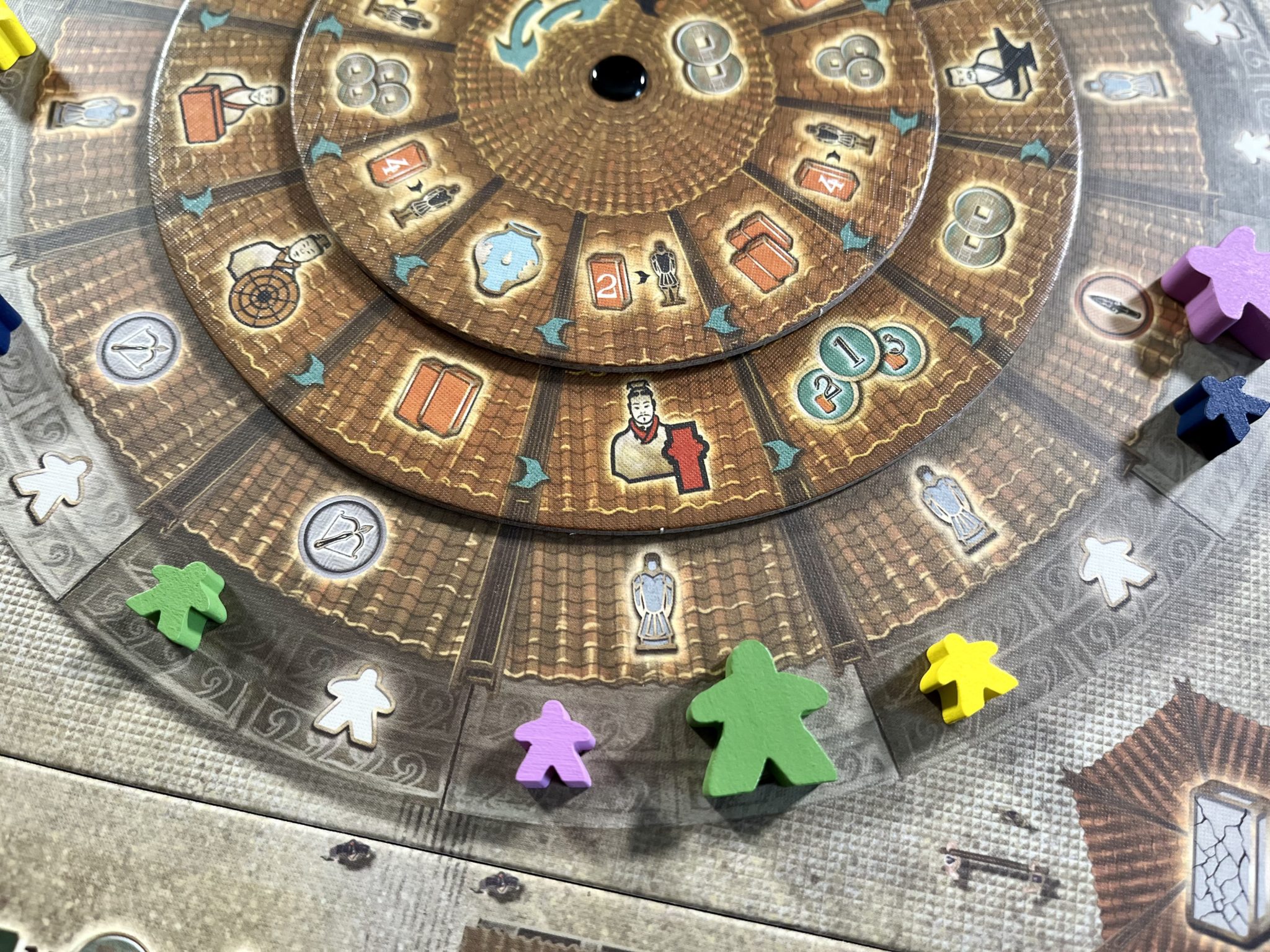 Terracotta Army worker placement wheel