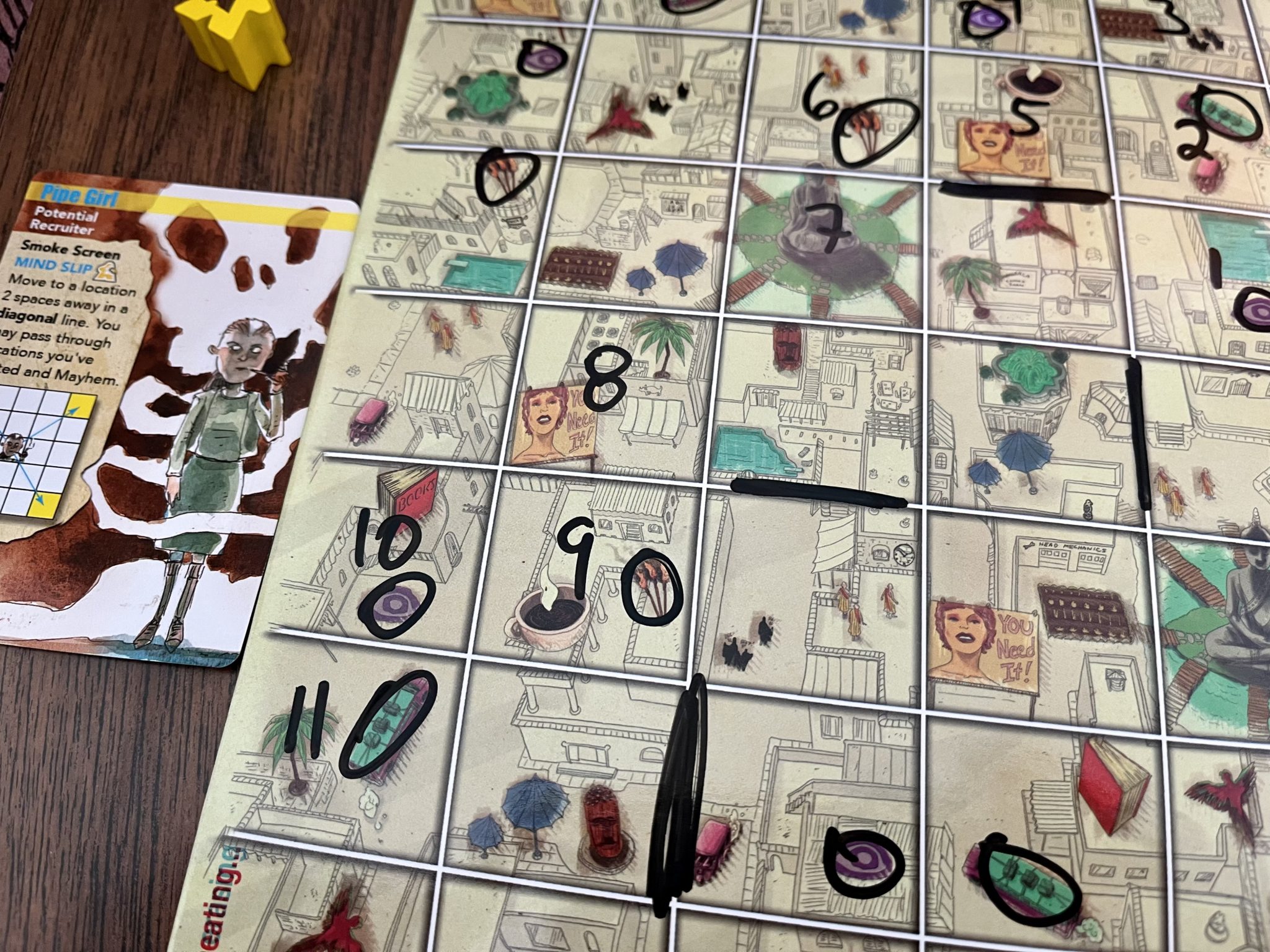 ‘MIND MGMT’ Is The New Standard For Hidden Movement Games 4 MIND MGMT recruiter board
