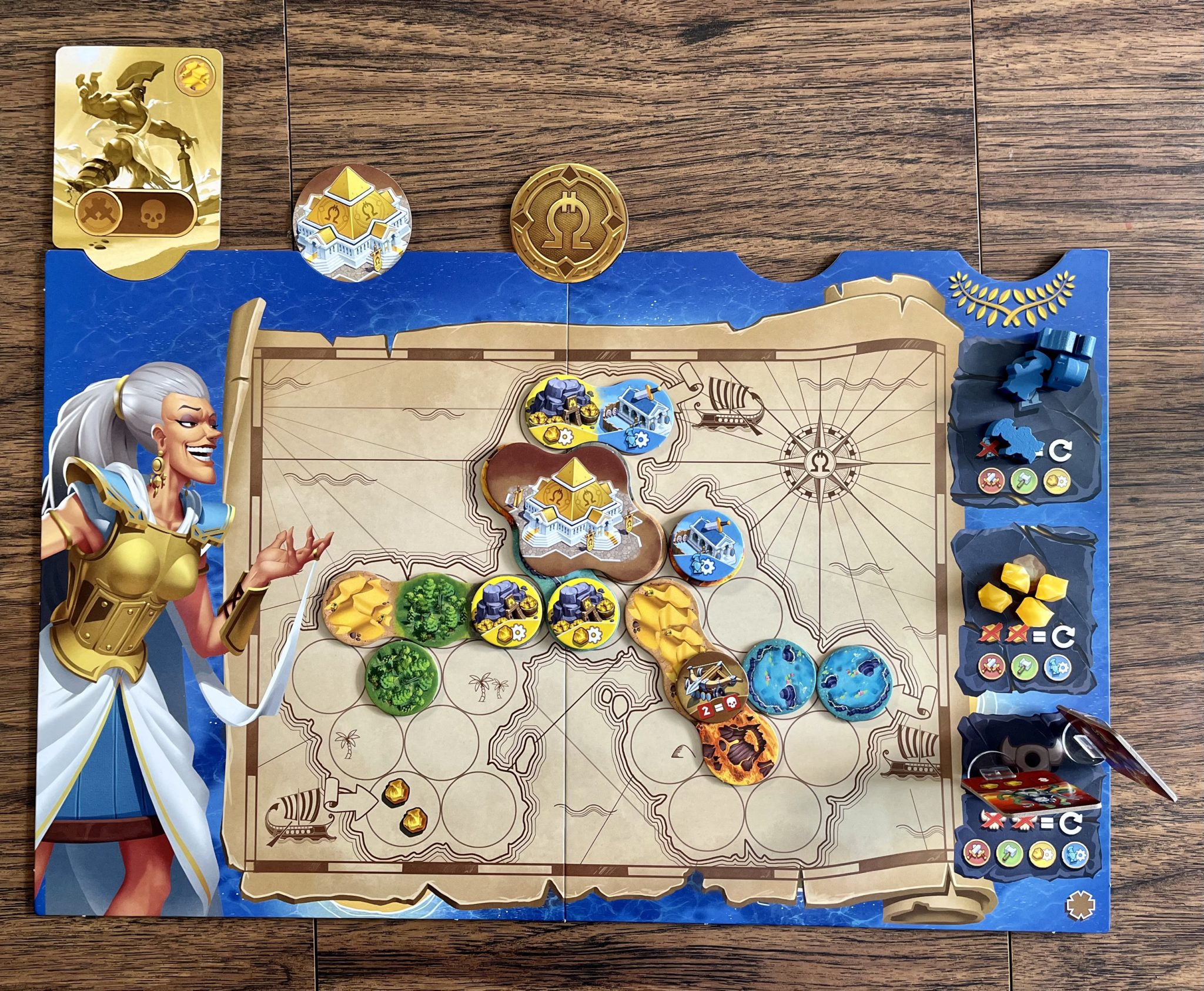 'Orichalcum' Borrows Greek Mythology In A Mini 4X Family Game 3 Orichalcum player board