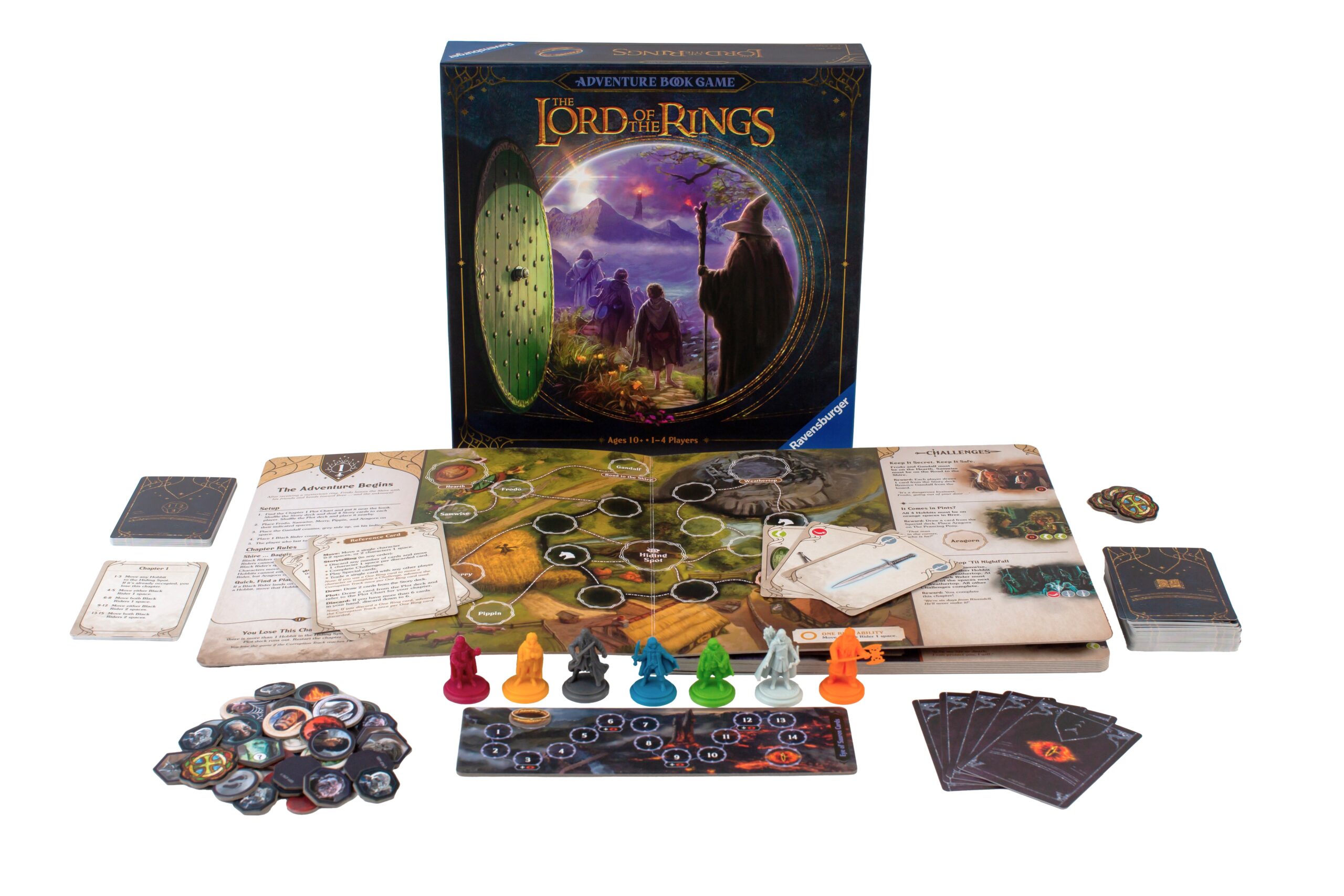 Ravensburger Announces New 'Lord of The Rings' Game In Adventure Book Series 1 The Lord of the Rings Adventure Book Game contents