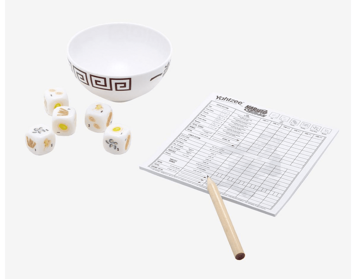 Make Your Ramen the Ninja Way with 'Naruto Yahtzee'! 3 Naruto Yahtzee Ramen contents