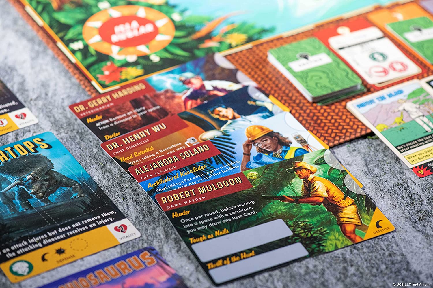 The Legacy of Isla Nublar player cards