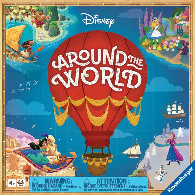 Ravensburger Unveils Greater Investment In Disney For 2023 With New Games, Puzzles 1 Disney Around The World box
