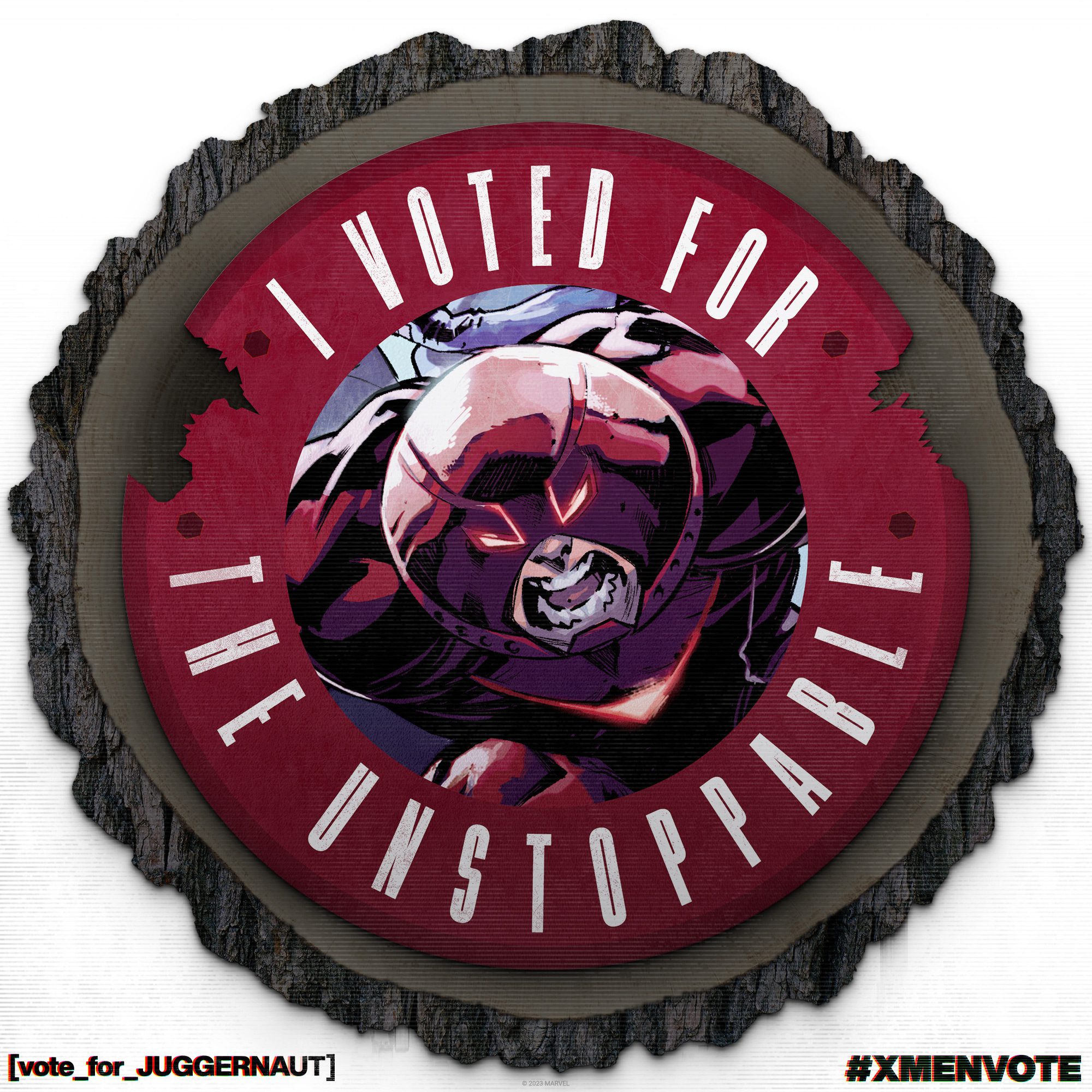 X-Men Vote Juggernaut button