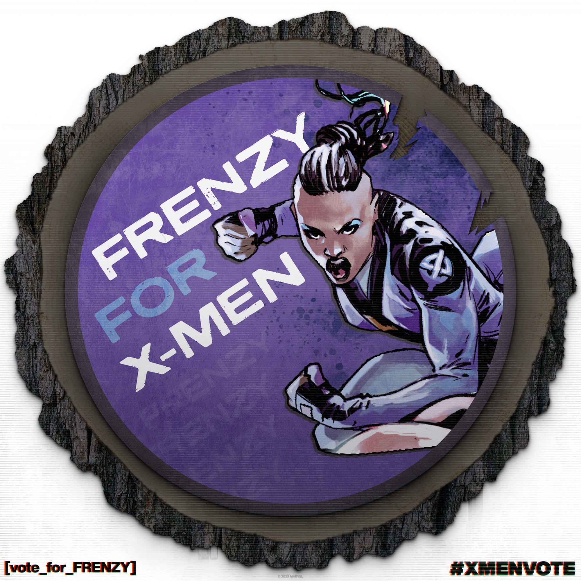 X-Men Vote Frenzy Button