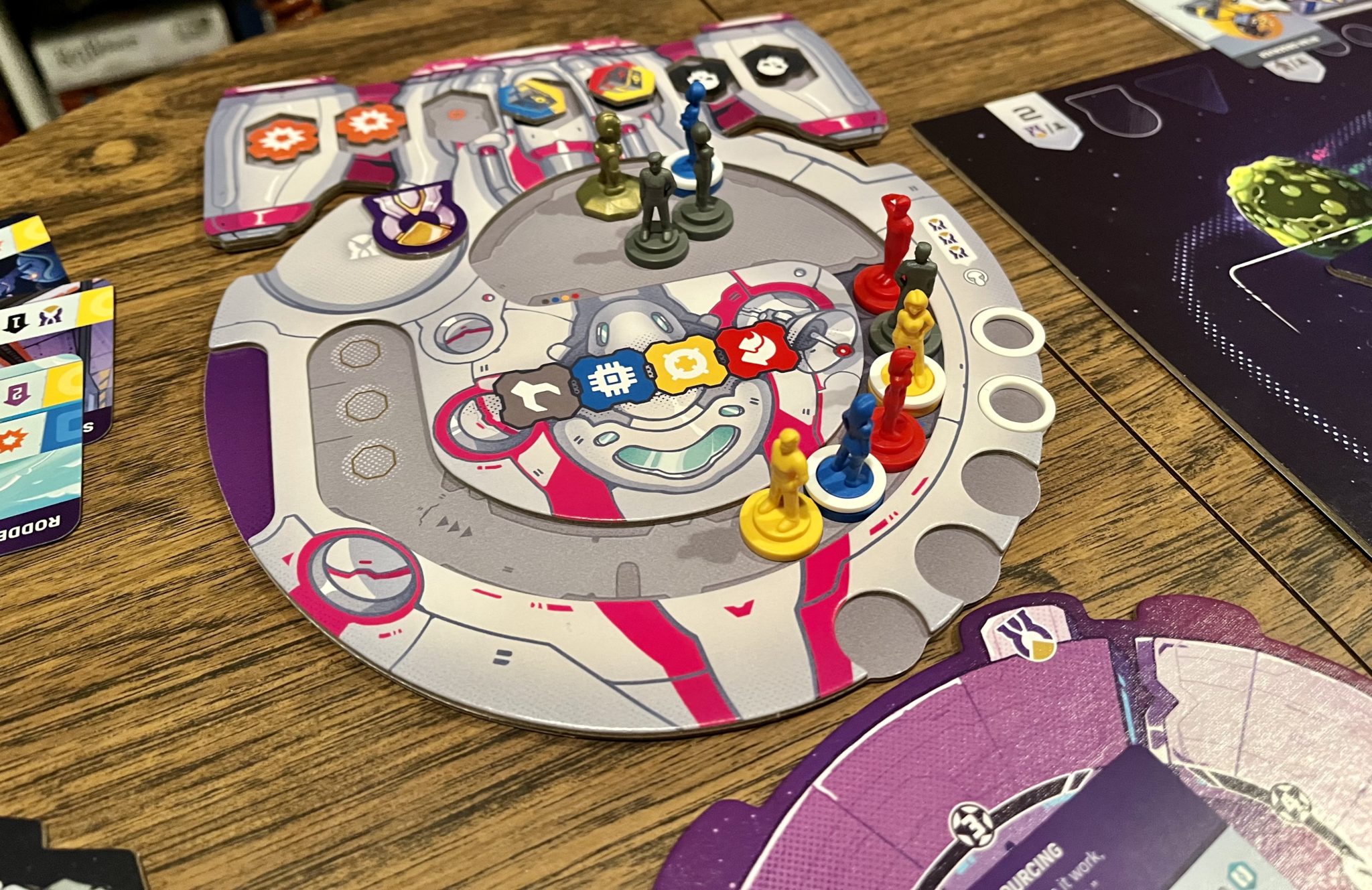 Train Your Crew & Complete Missions In 'Starship Captains' 3 Starship Captains player board