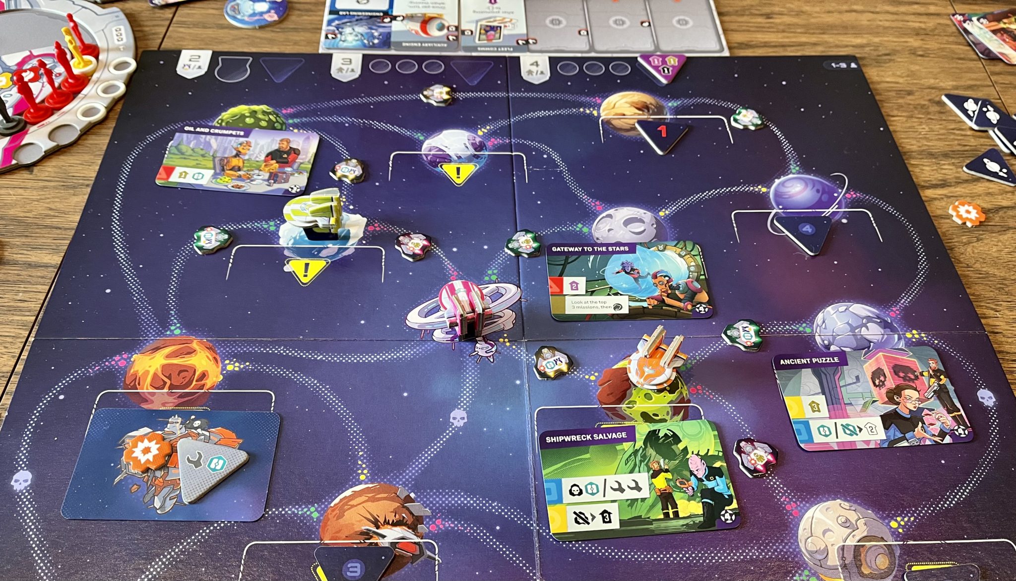 Starship Captains main board