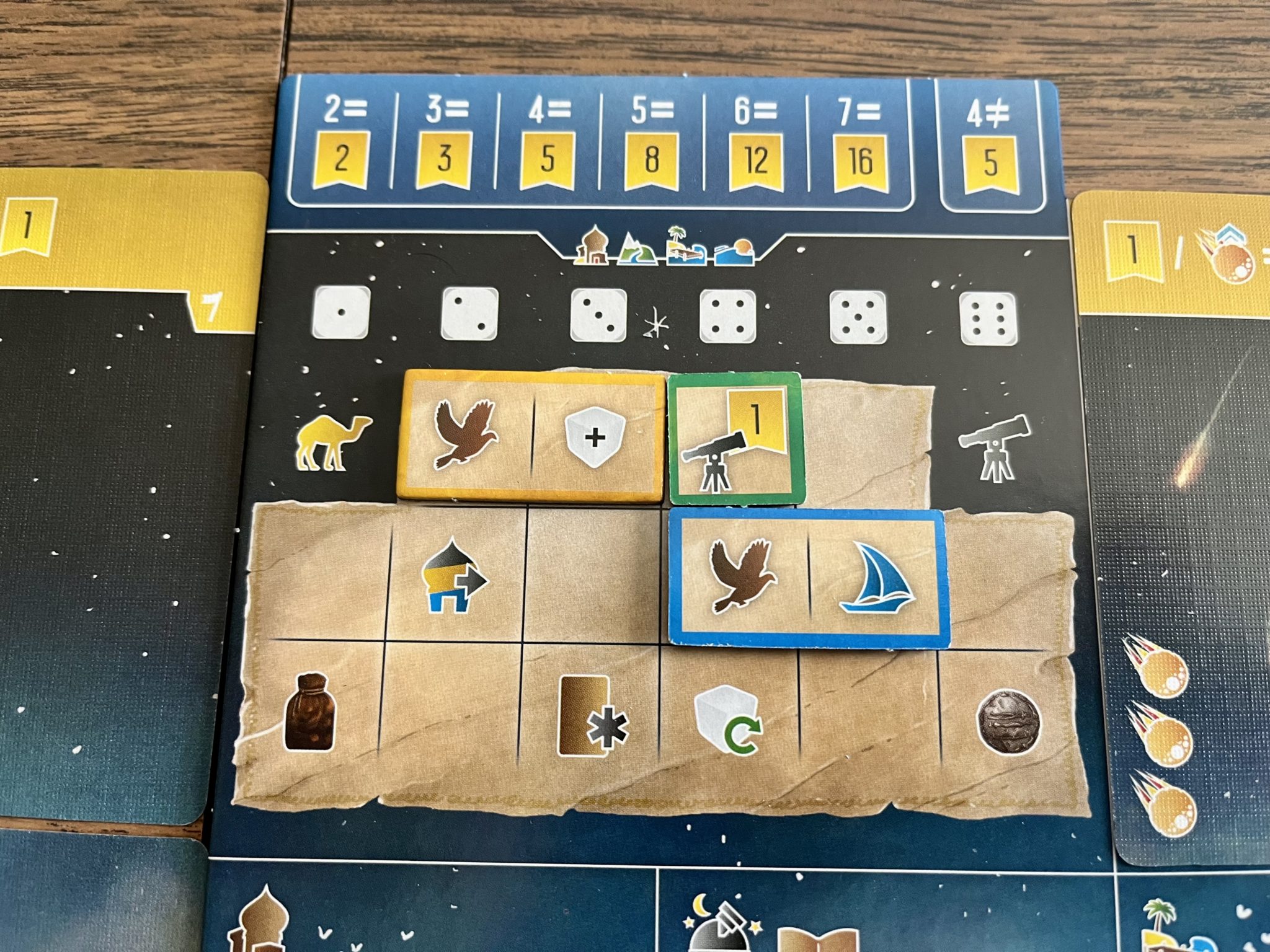 'Wayfarers of the South Tigris' Starts Garphill's New Series With A Bang 3 Wayfarers of the South Tigris dice assignment to take actions