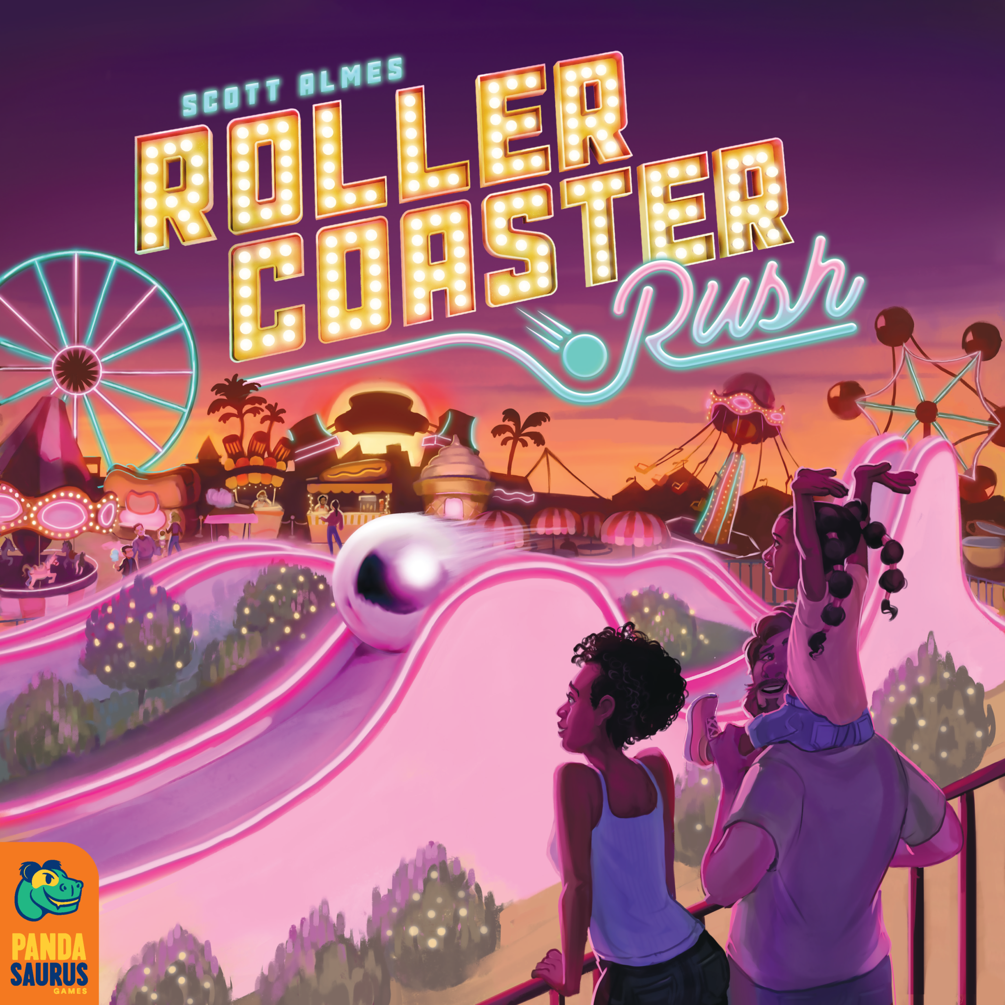 Pandasaurus Coasts Into The New Year With Announcement Of 'Roller Coaster Rush' 1 Roller Coaster Rush box art