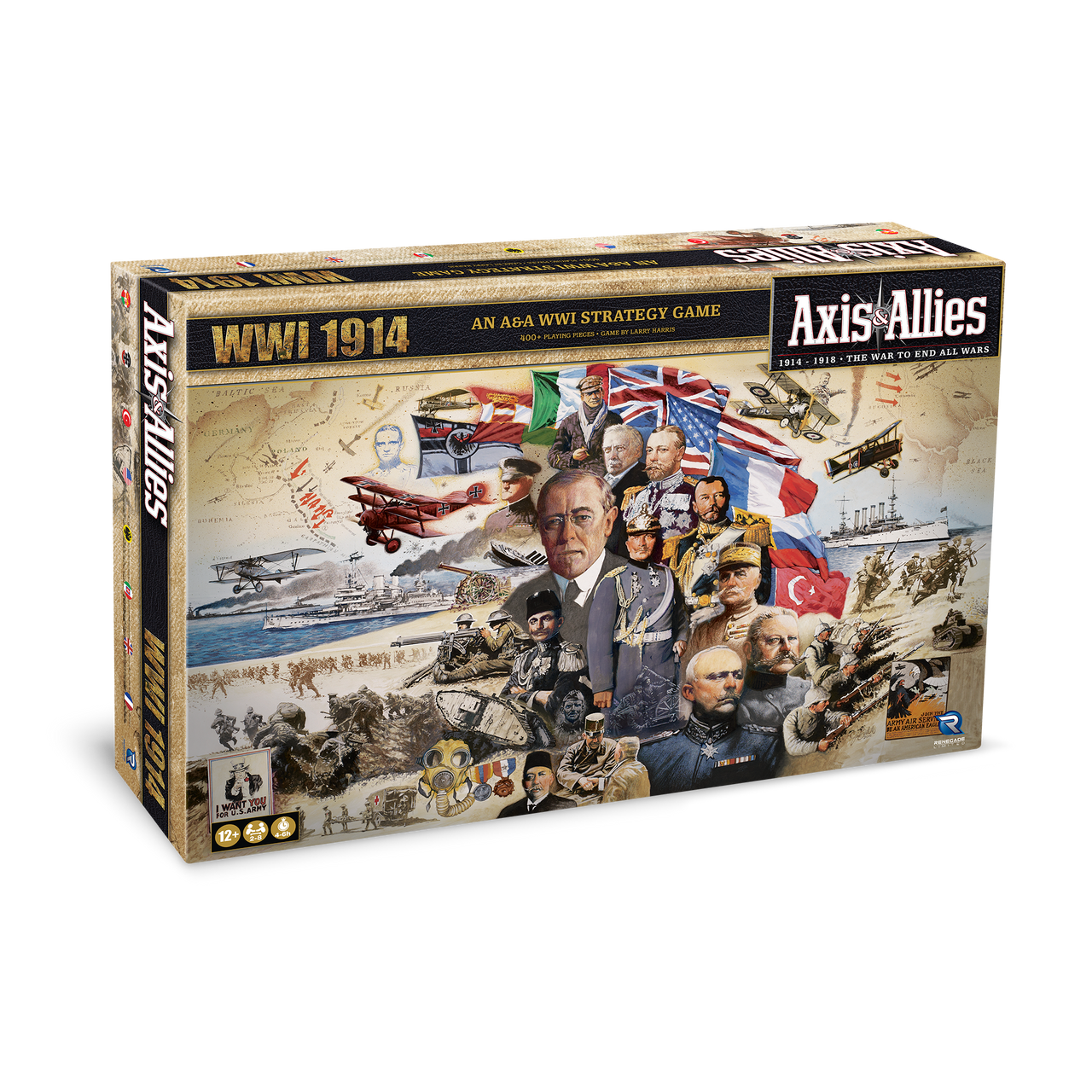 Renegade Game Studios Announces New Printing Of <strong>Axis & Allies: WWI 1914</strong> 2 Axis & Allies: WWI 1914 box