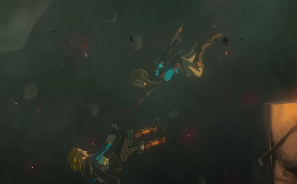 Link tries to save Zelda in Tears of the Kingdom