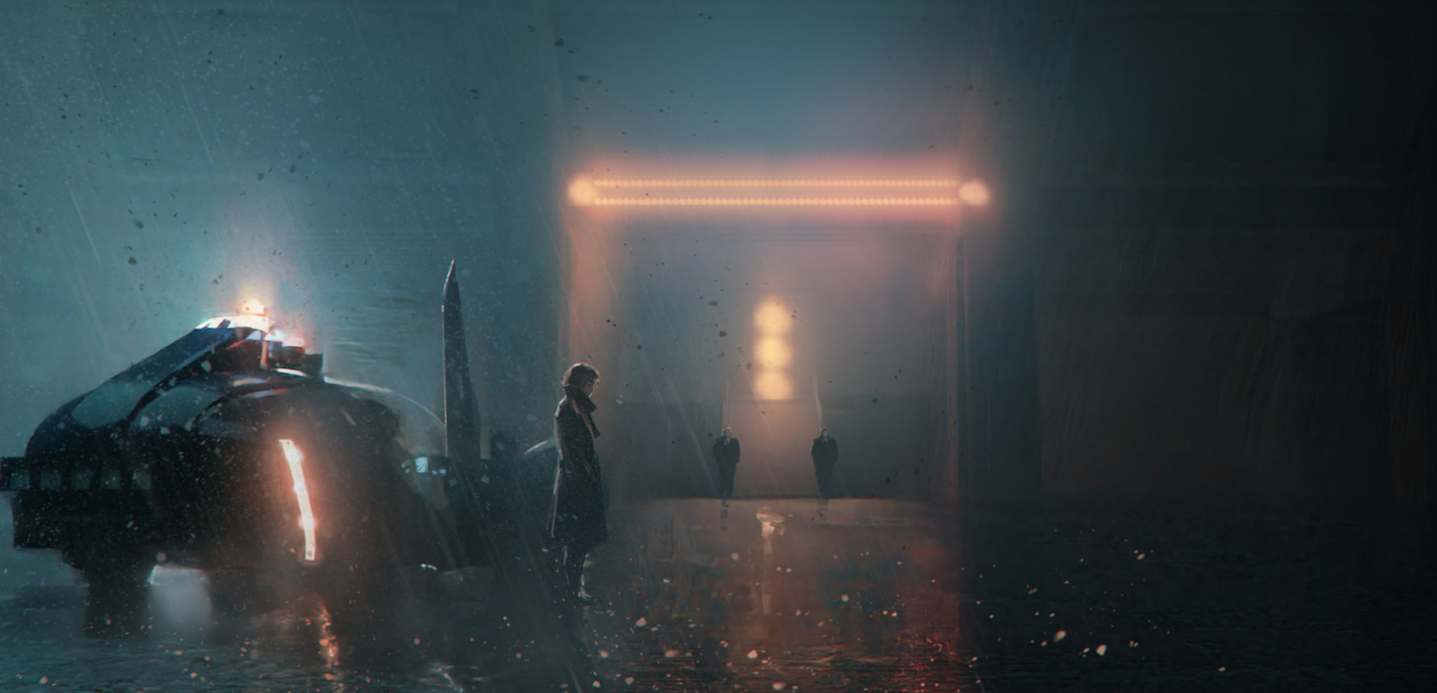 'Blade Runner: The Roleplaying Game' Offers Us The Neo-Noir Cyberpunk We Need 5 Blade Runner: The Roleplaying Game character outside in the dark