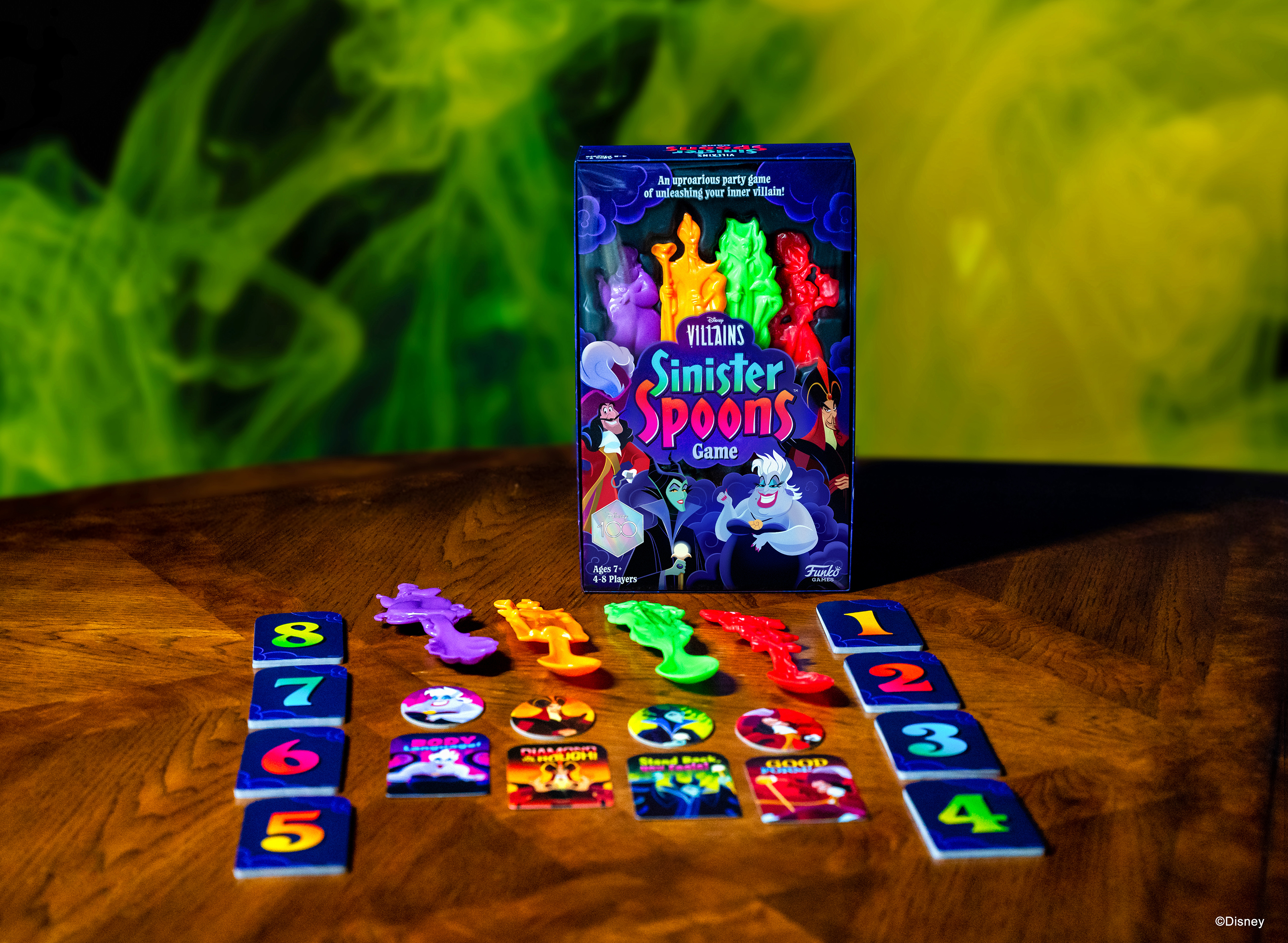 Funko Games Announces Trio Of New Disney Titles For Spring 2023 5 Funko Games Disney Sinister Spoons Game