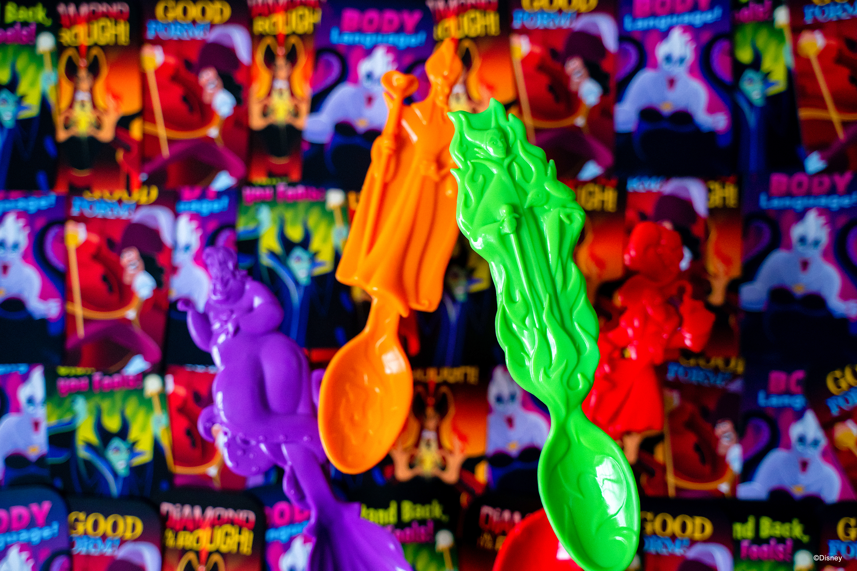 Funko Games Announces Trio Of New Disney Titles For Spring 2023 6 Funko Games Disney Sinister Spoons Game spoons