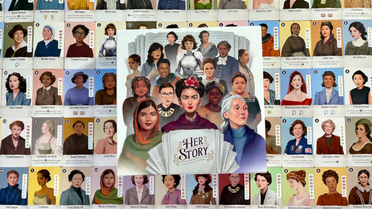 HerStory card game with cards