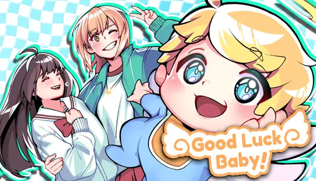 GOOD LUCK BABY! Is A Charming Yuri Love Story 1 Good Luck Baby Titlecard