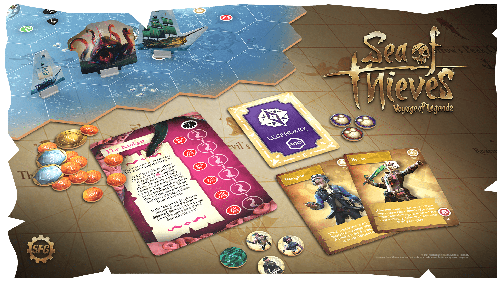 Sea of Thieves: Voyage of Legends cards