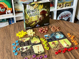Wonder Woods on the table