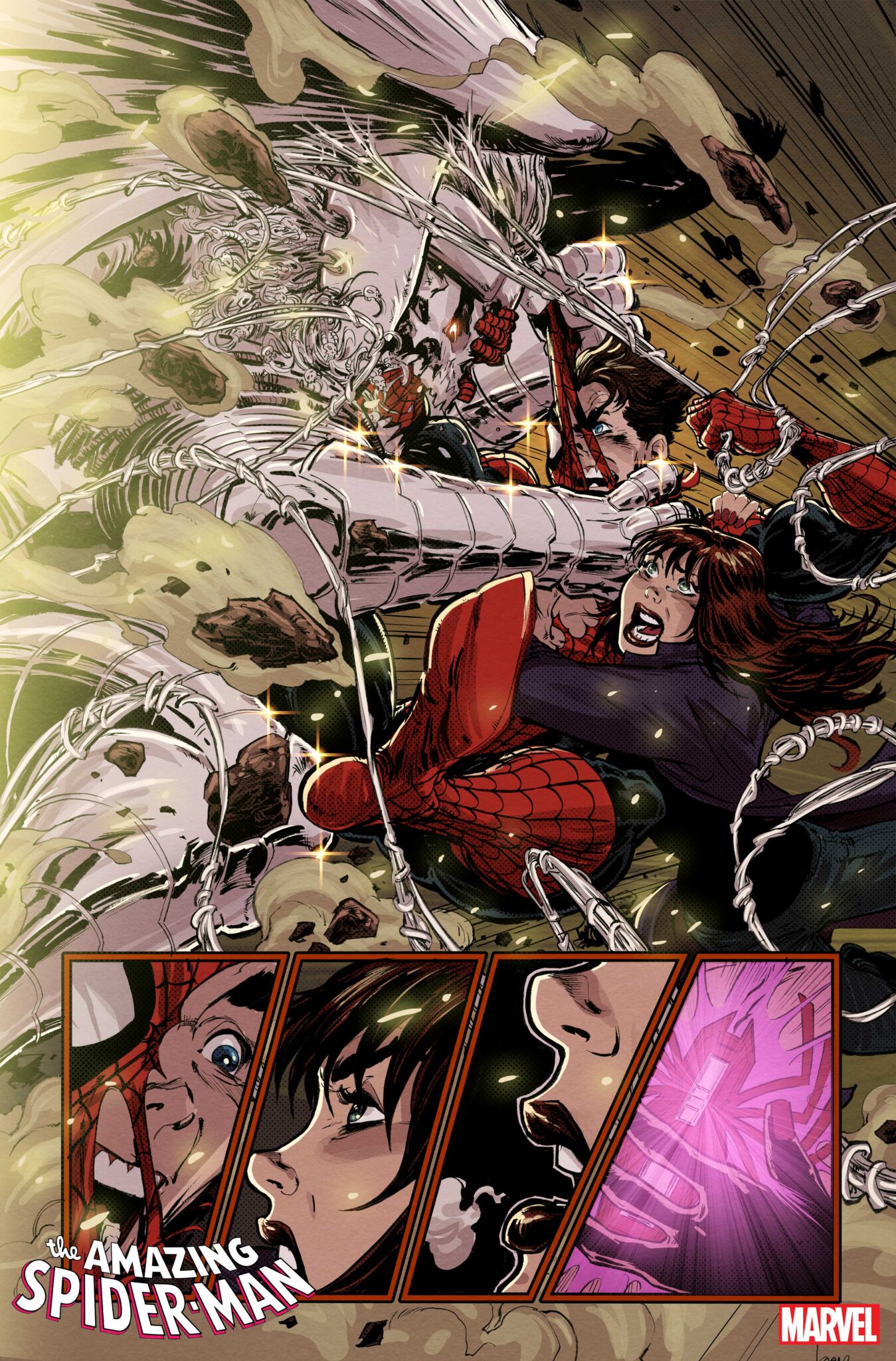 MJ And Peter's Past & Present Collide Preview Of Double Sized 'Amazing Spider-Man' #25 1