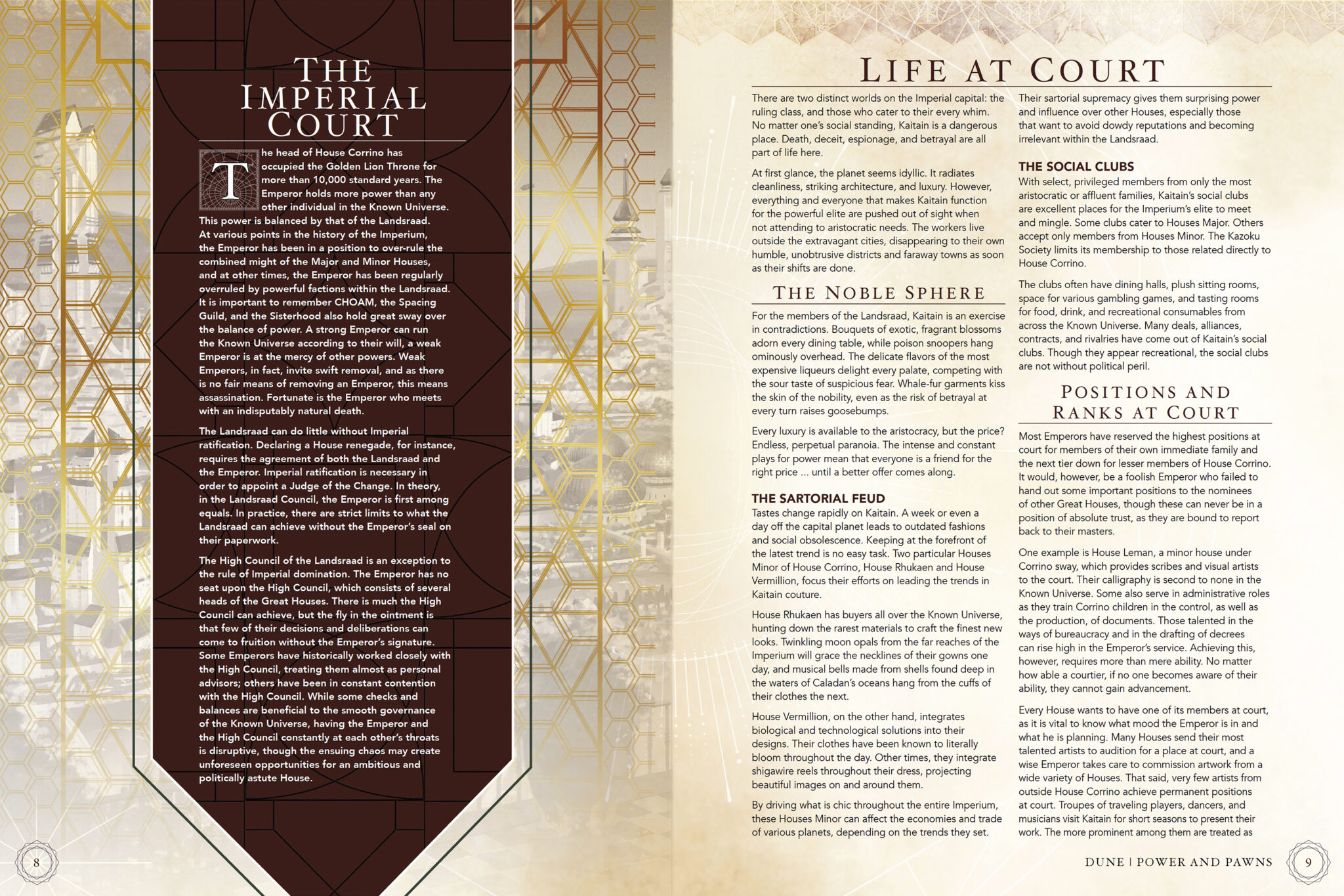 Master The Politics Of Dune In New Supplement 'Power & Pawns: The Emperor's Court' 4