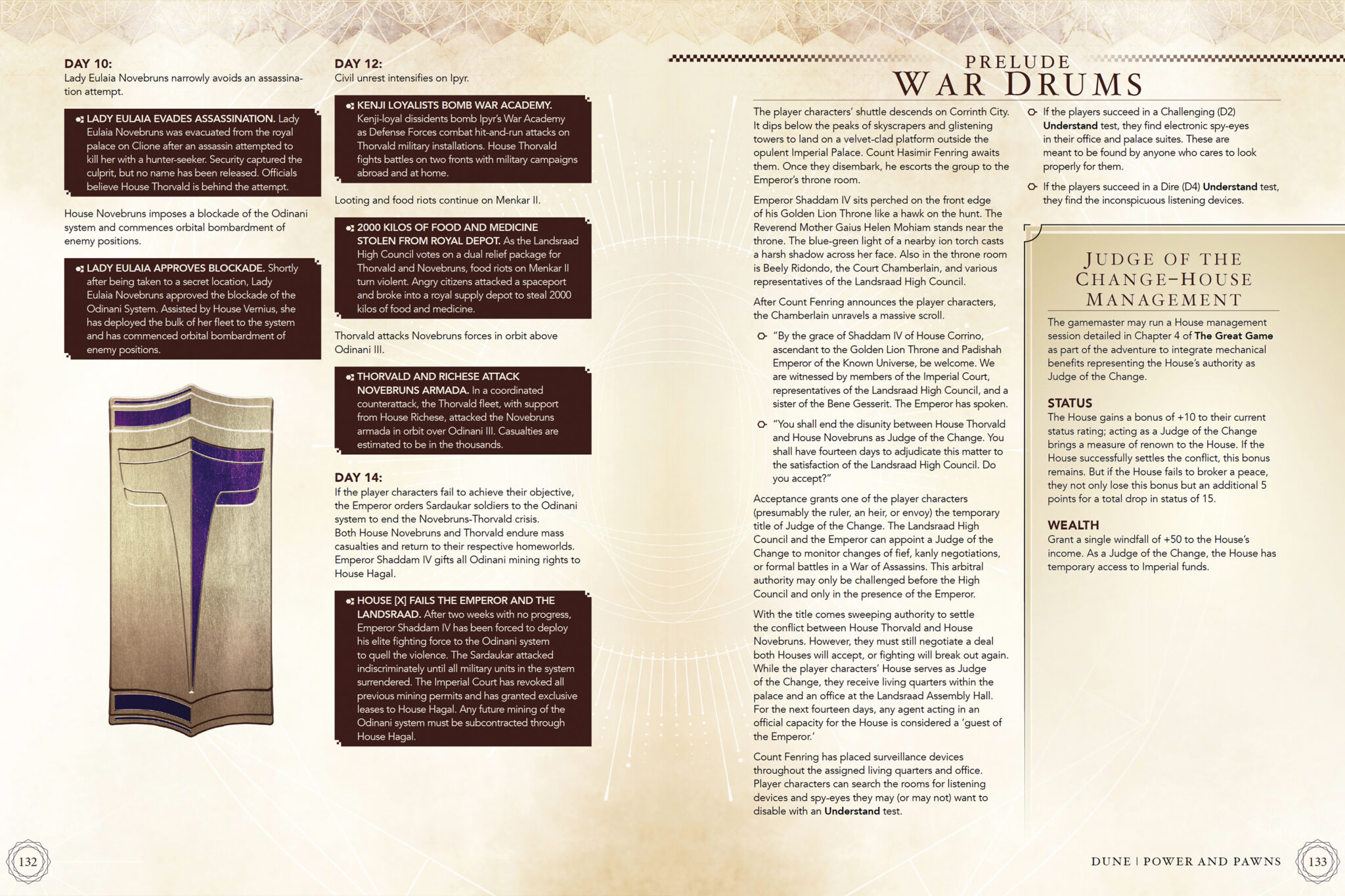 Master The Politics Of Dune In New Supplement 'Power & Pawns: The Emperor's Court' 6