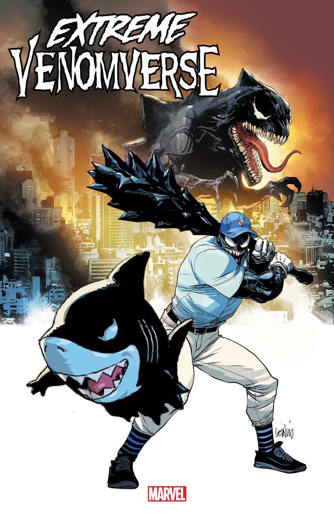 The Symbiotes Get Weird(er) This Summer In 'Extreme Venomverse' 2 Extreme Venomverse #5 cover