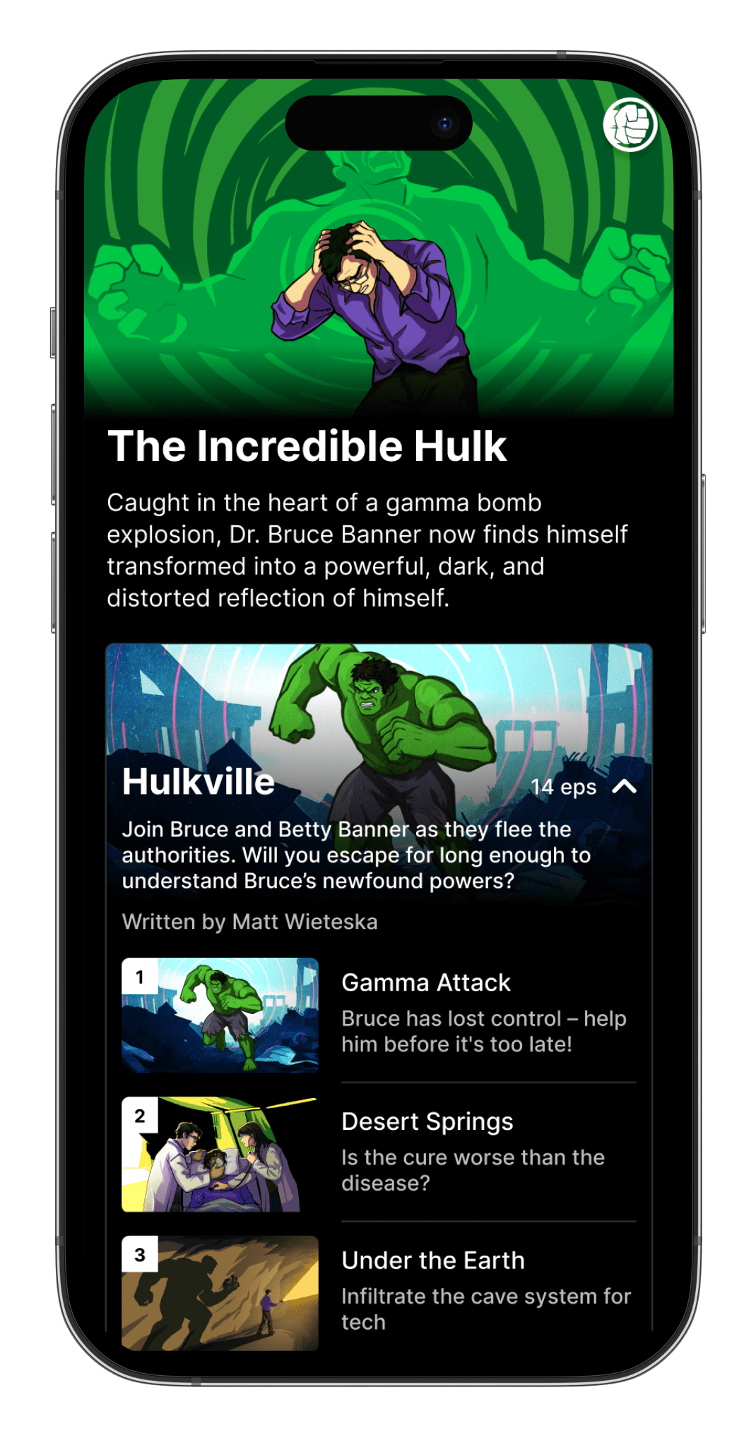 Marvel Partners With 'Zombies, Run!' Developer On New Fitness App 'Marvel Move' 5 Marvel Move Hulkvile screen