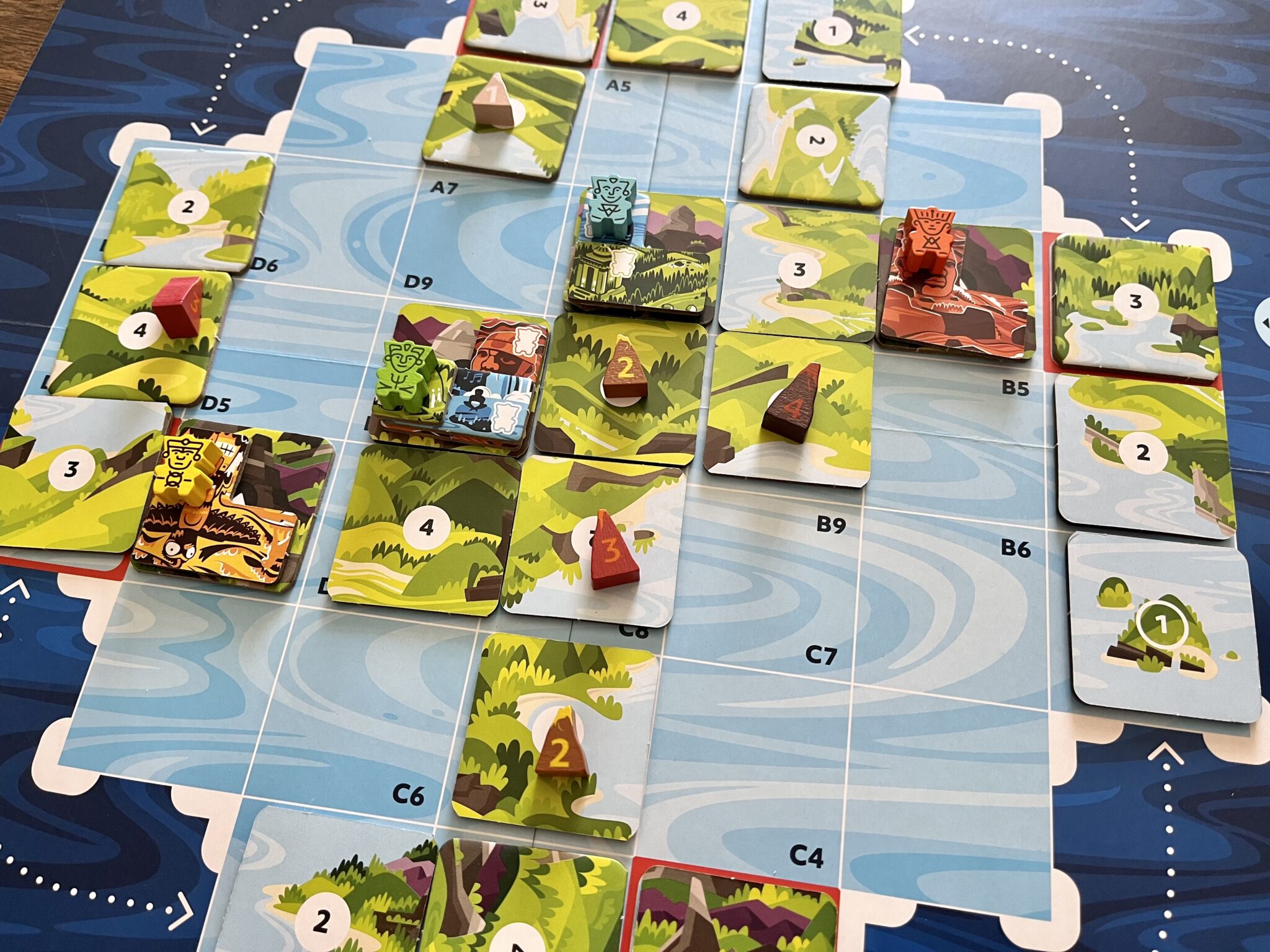 'Oros' Brings Plate Tectonics To The Game Table 2 Oros tile placement on the table